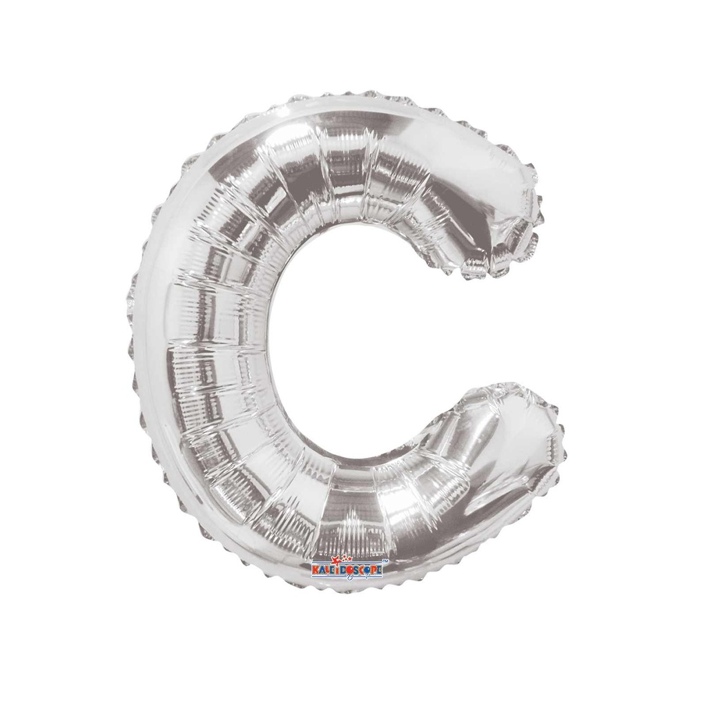 14 LETRA #C PLATA MINI SHAPE