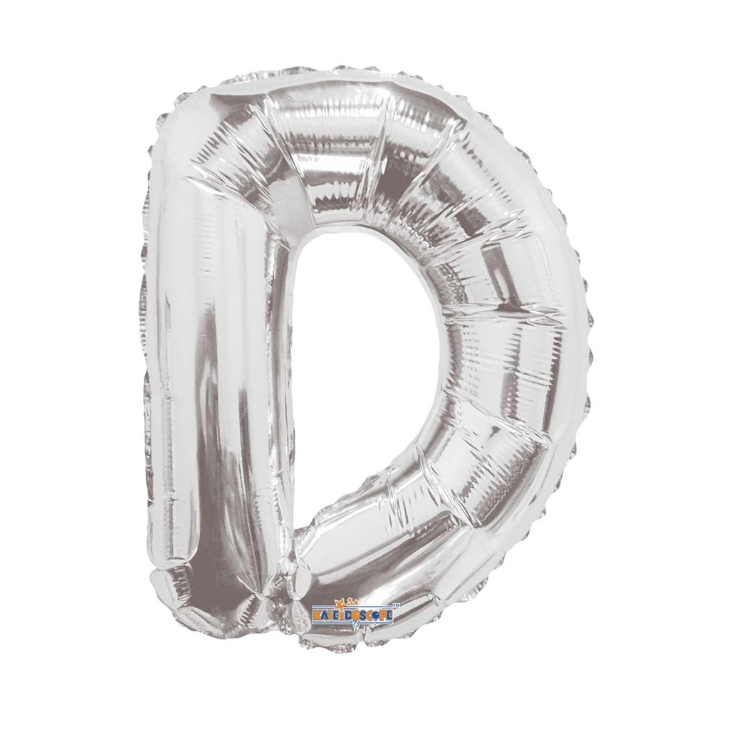 [CONV34896/14] 14 LETRA #D PLATA MINI SHAPE