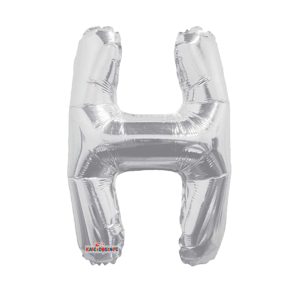 14 LETRA #H PLATA MINI SHAPE