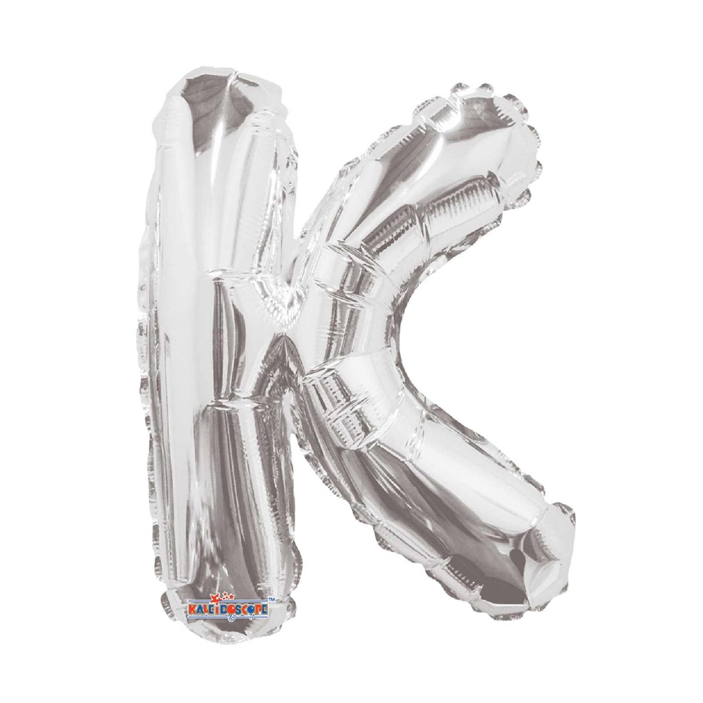 14 LETRA #K PLATA MINI SHAPE