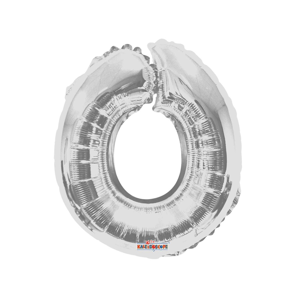14 LETRA #O PLATA MINI SHAPE