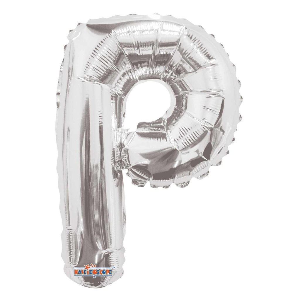 14 LETRA #P PLATA MINI SHAPE