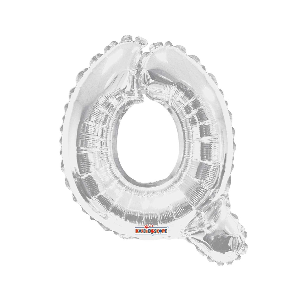14 LETRA #Q PLATA MINI SHAPE
