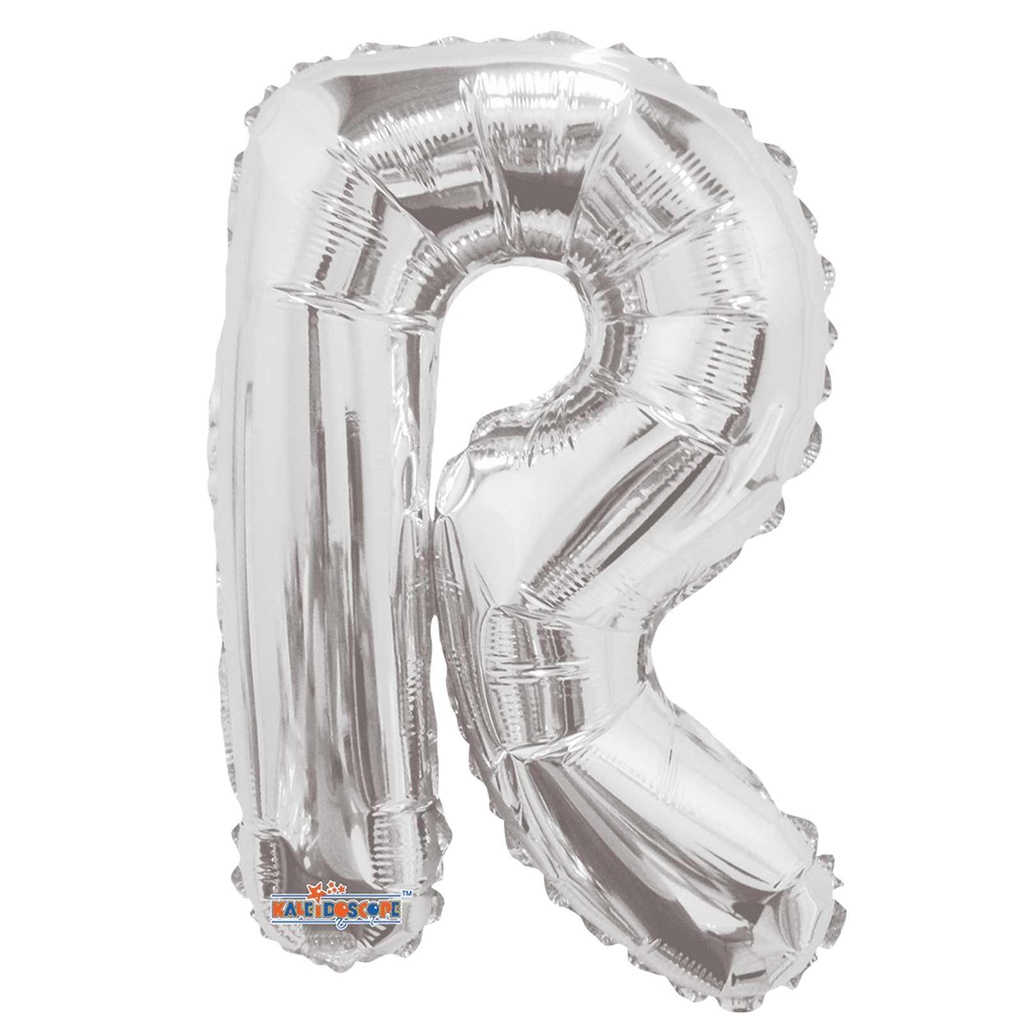 14 LETRA #R PLATA MINI SHAPE
