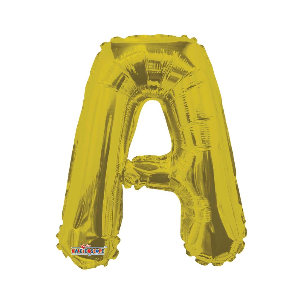 14 LETRA #A GOLD MINI SHAPE