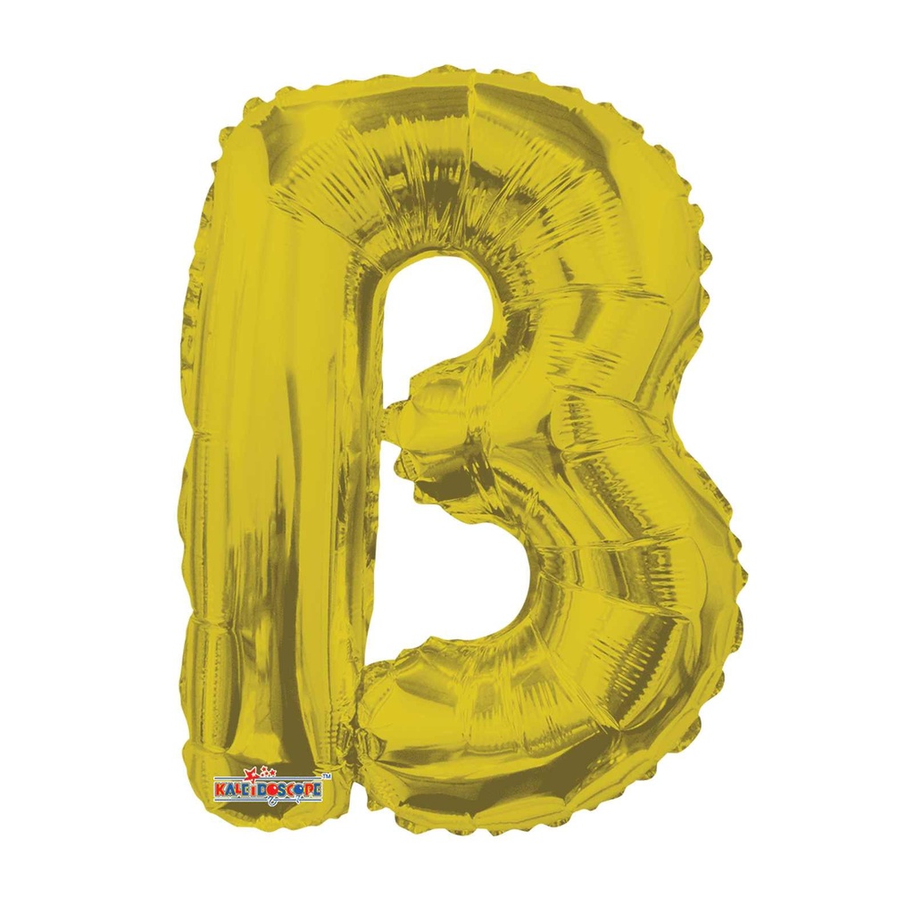 14 LETRA #B GOLD MINI SHAPE