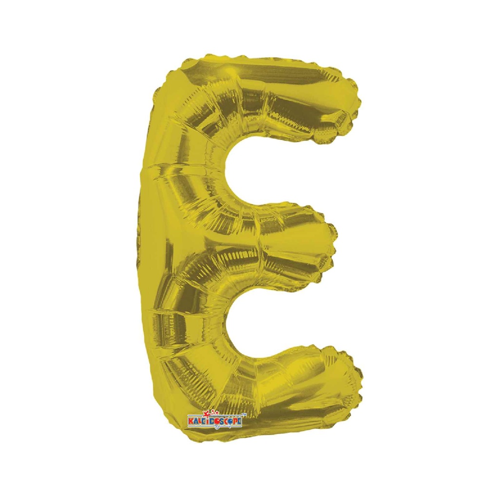 14 LETRA #E GOLD MINI SHAPE