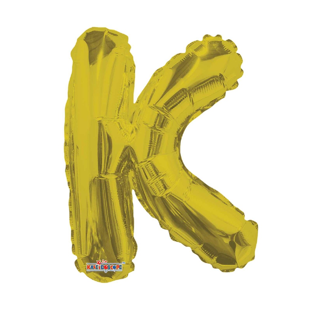 14 LETRA #K GOLD MINI SHAPE