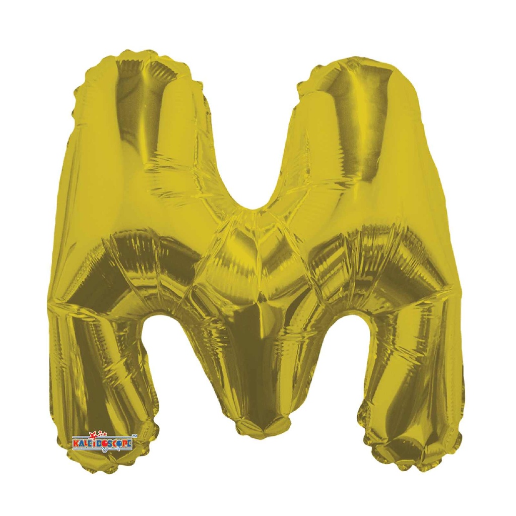 14 LETRA #M GOLD MINI SHAPE