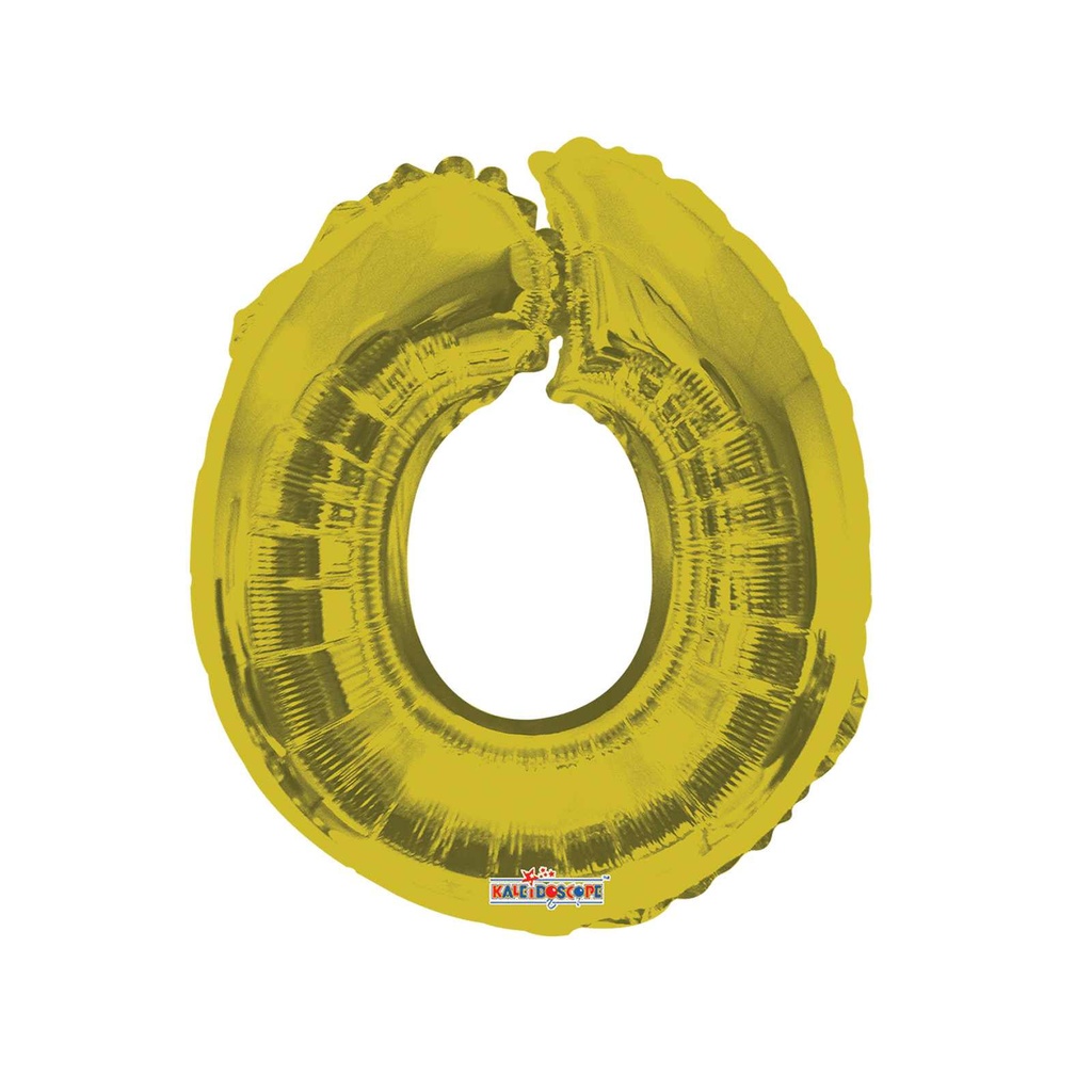 14 LETRA #O GOLD MINI SHAPE