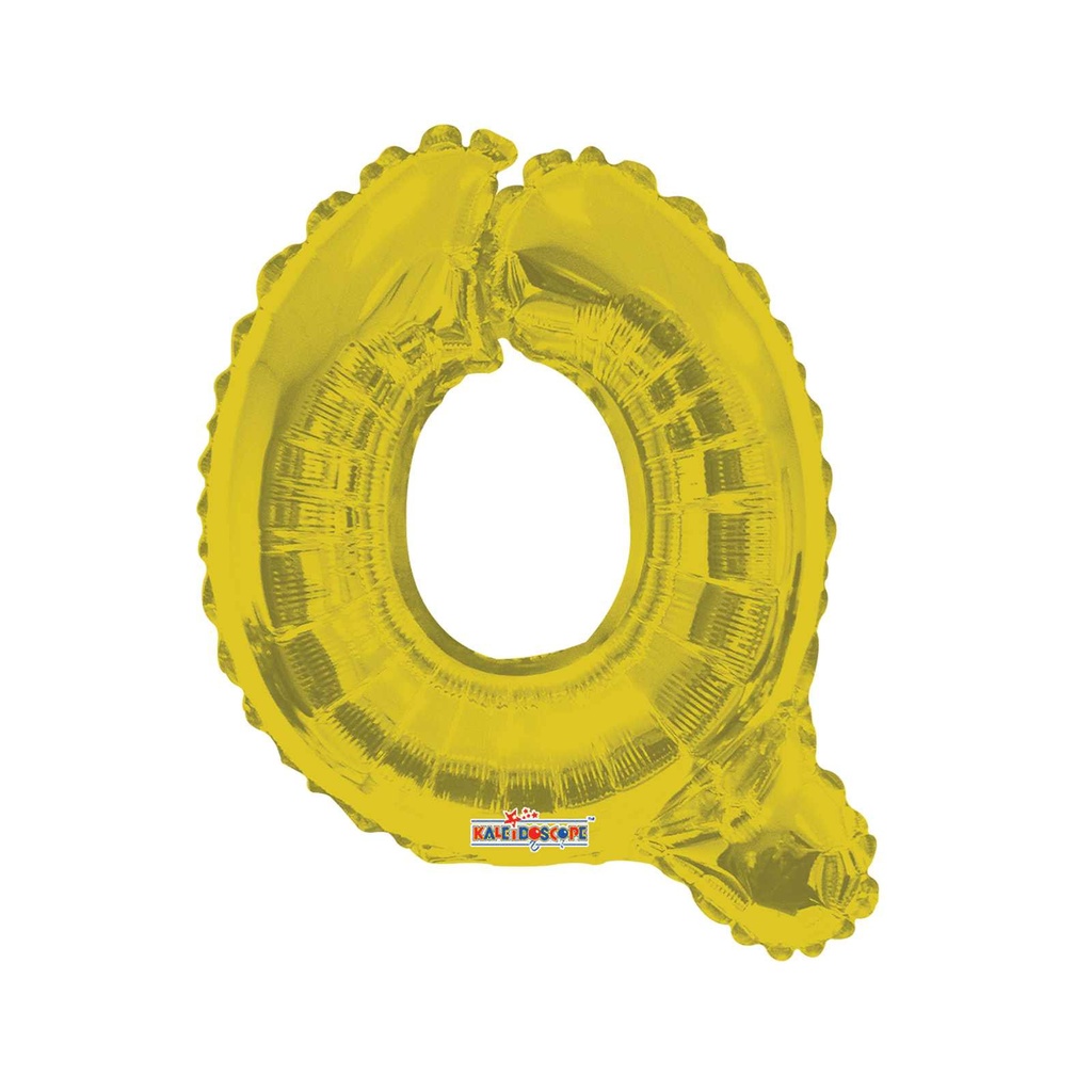 14 LETRA #Q GOLD MINI SHAPE