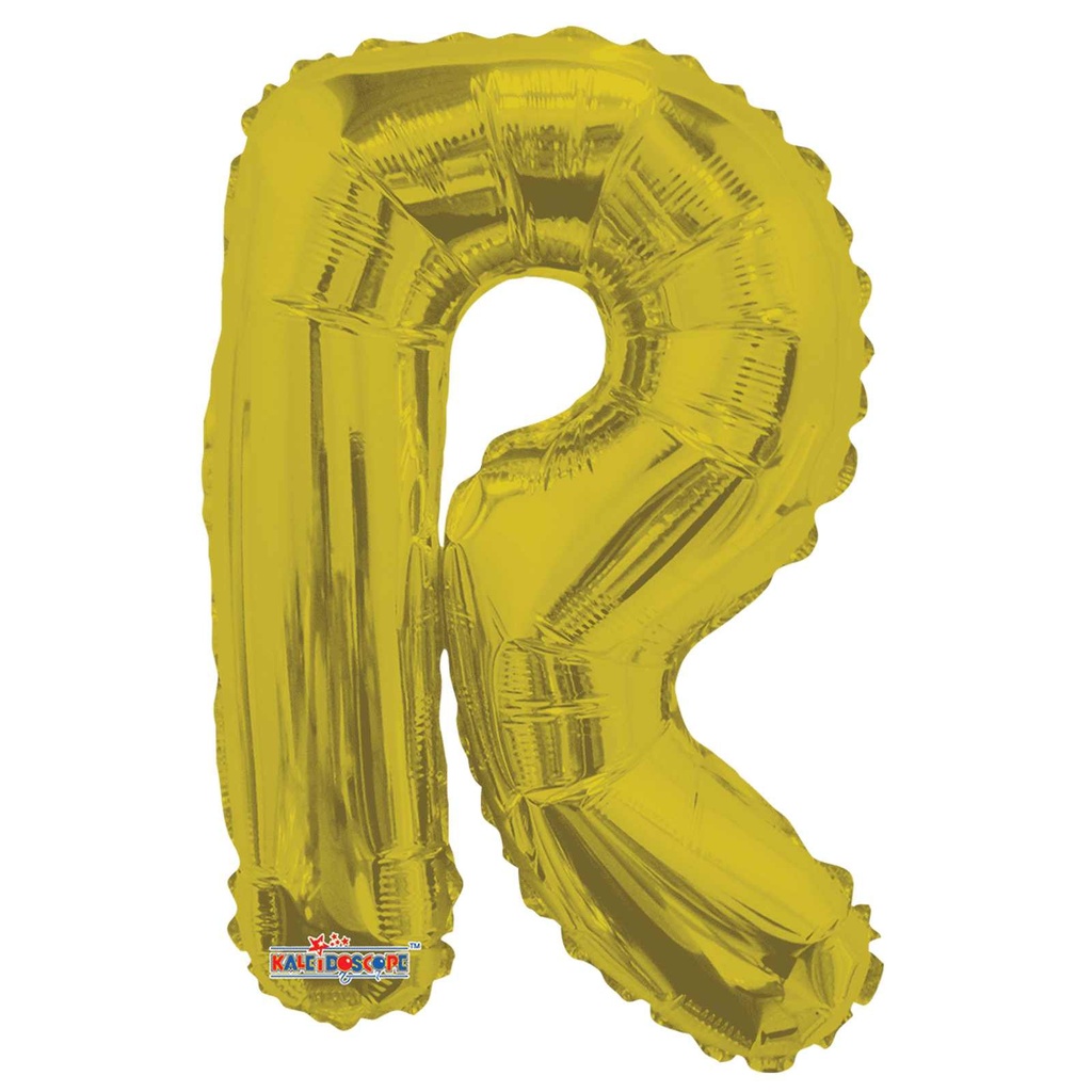 14 LETRA #R GOLD MINI SHAPE