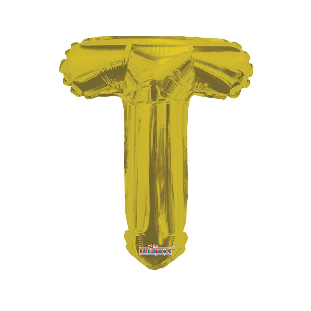 14 LETRA #T GOLD MINI SHAPE