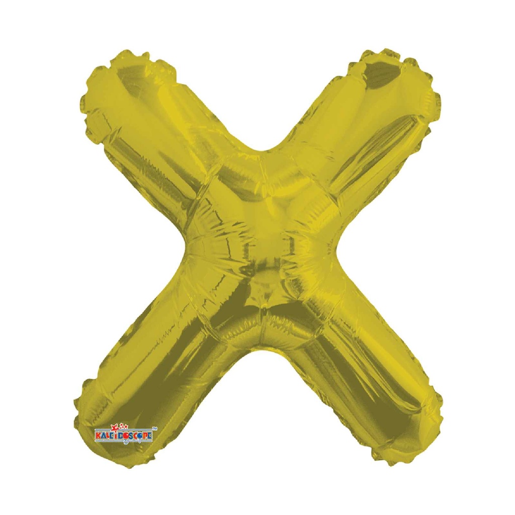 14 LETRA #X GOLD MINI SHAPE