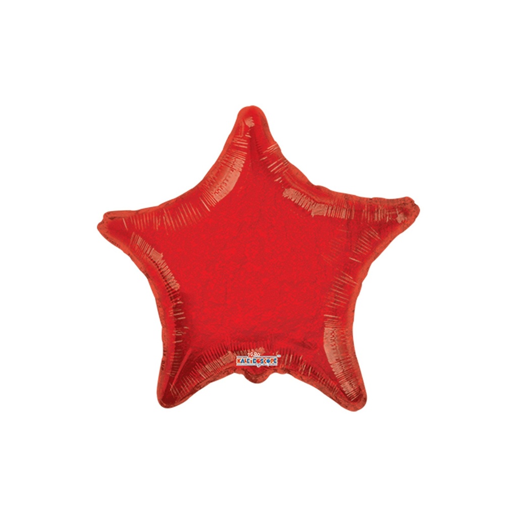 ESTRELLA #9 ROJA HOLOGRAFICA AWK BALLON BUDDIES