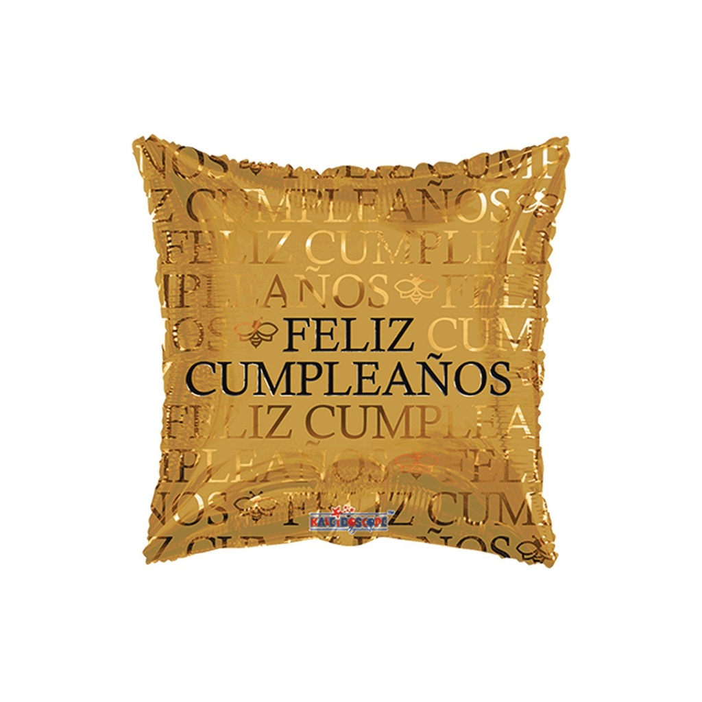 GLOBO ME- FELIZ CUMPLE DORADO