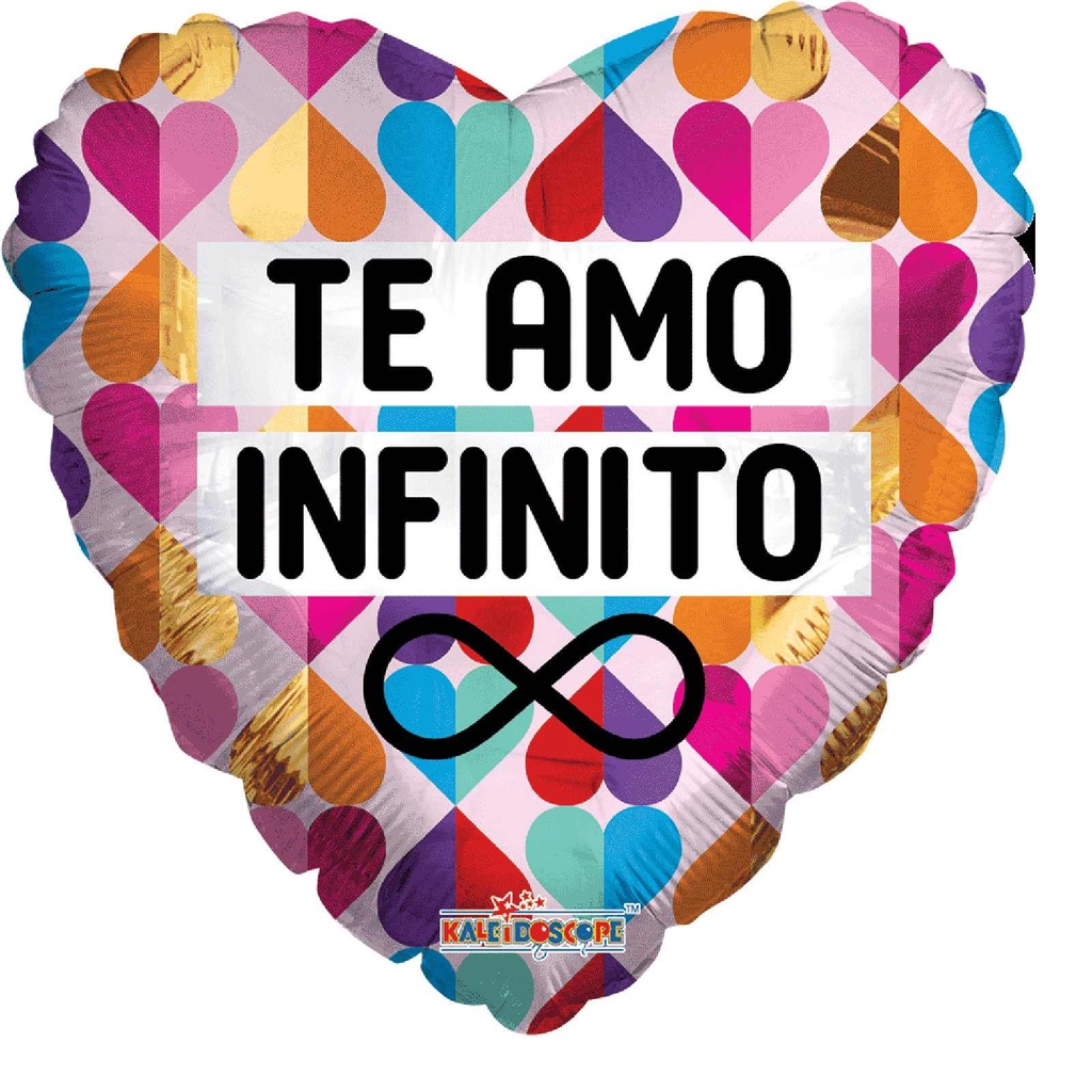 36" TE AMO INFINITO METALICO HVD