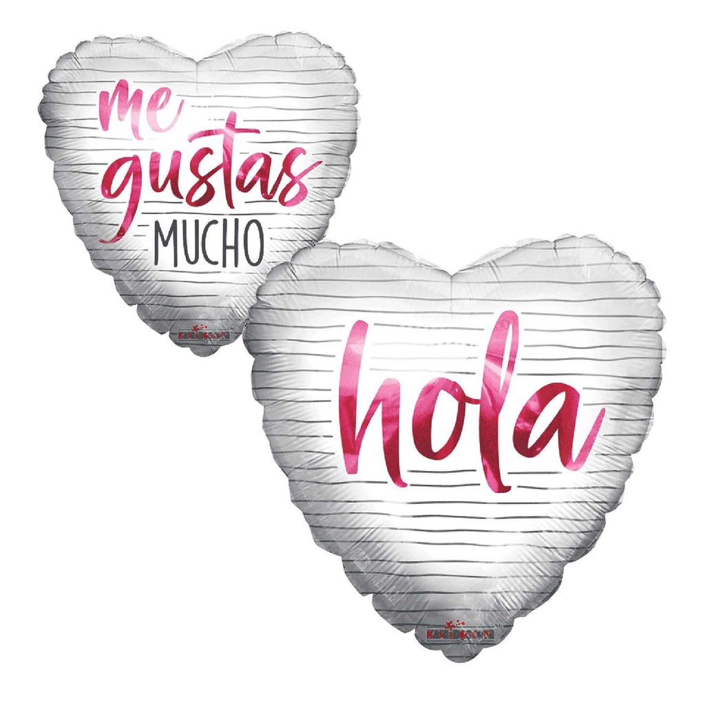 [CONV36081-04] 4" HOLA ME GUSTAS MET HVD