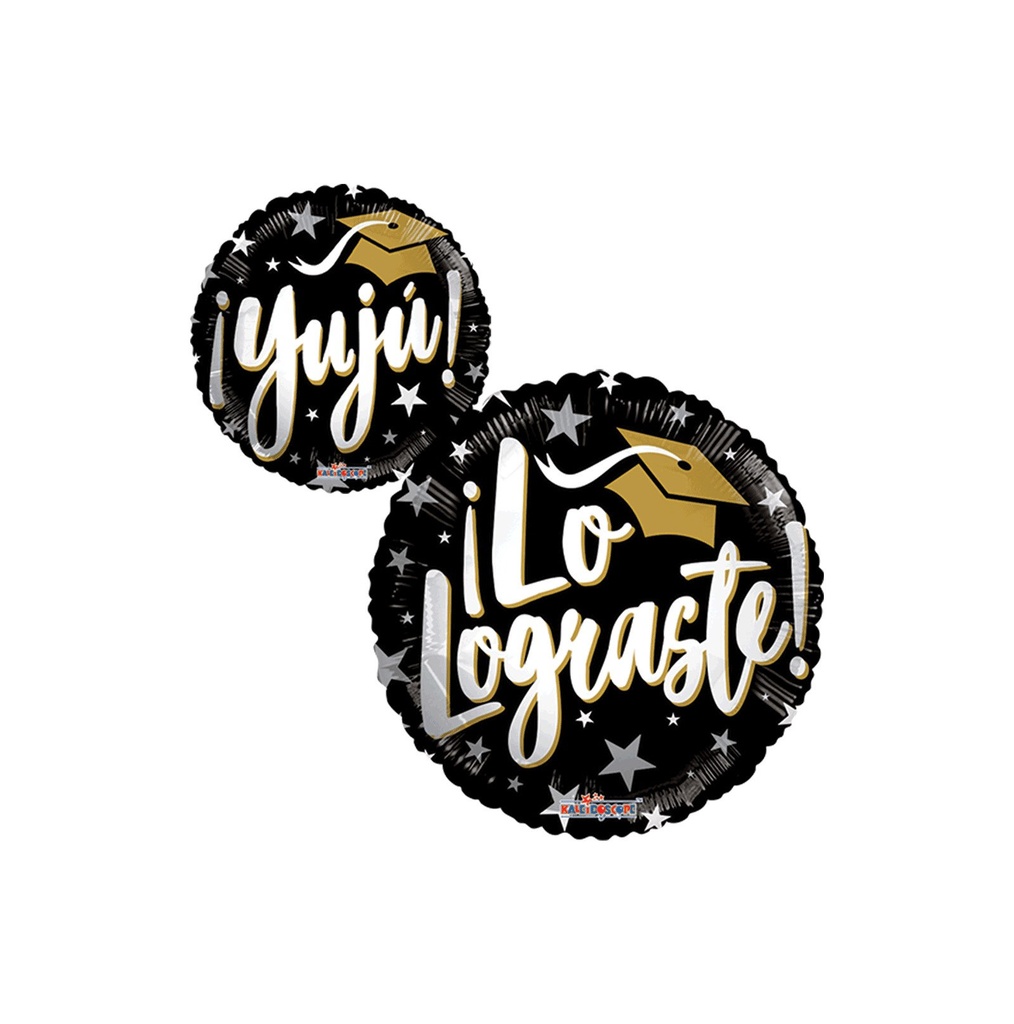 [CONV36184/18] GRAD ME YUJU LO LOGRASTE NEGRO/DORADO
