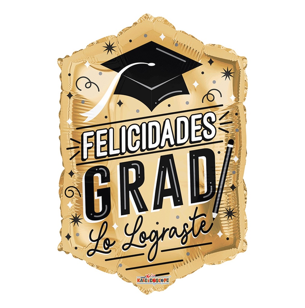 [CONV36188/20] GRAD ME FELICIDADES GRAD LO LOGRASTE DORADO