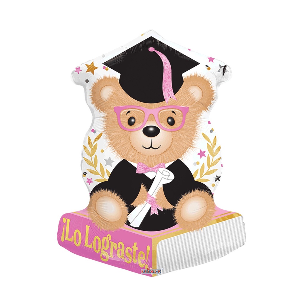 GRAD ME BUHO (OSO) CON LIBROS ROSA