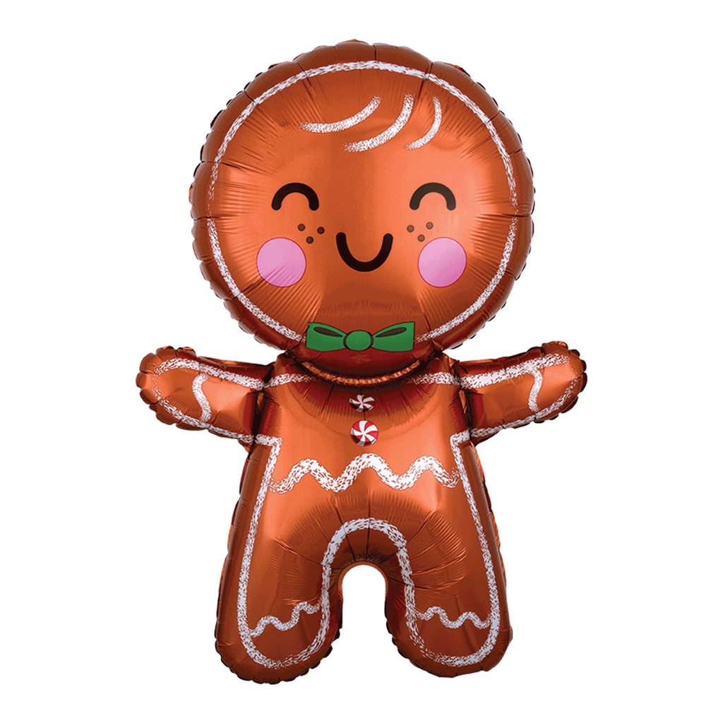 FND MET HAPPY GINGERBREAD MAN SUPER SHAPE