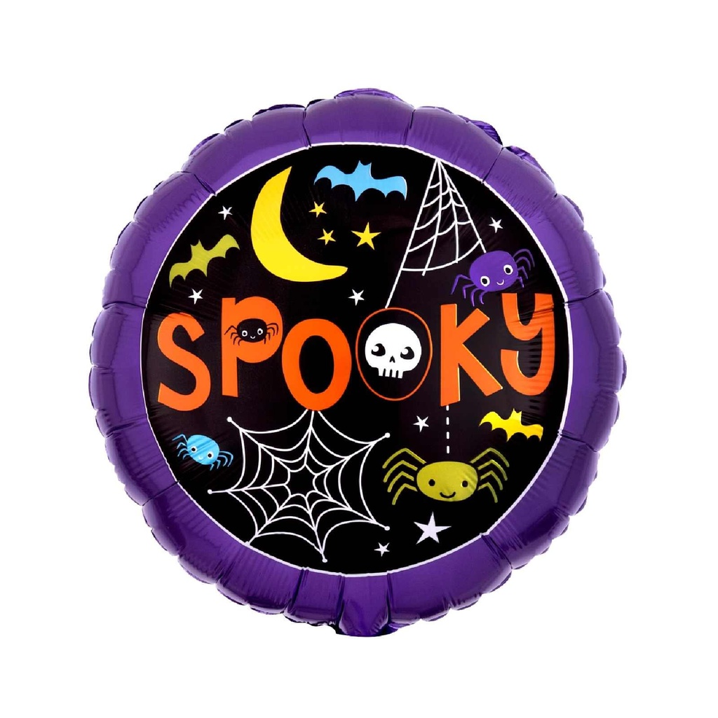 17C MET SPOOKY WEB & SPIDERS STANDARD