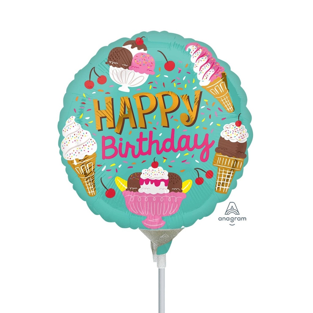 [CONV38550/02] 9C MET ICE CREAM PARTY HBD STANDARD ANAGRAM
