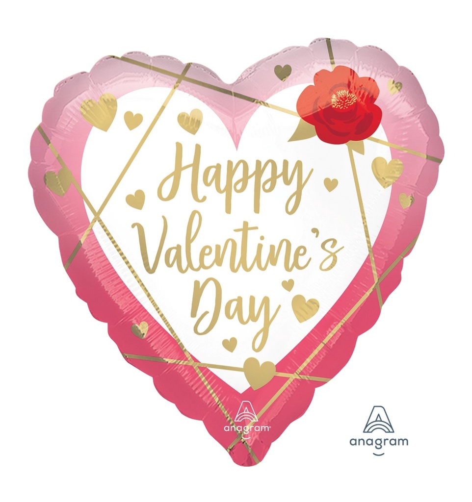 17H MET HVD WATERCOLOR FACETED HEART STANDARD