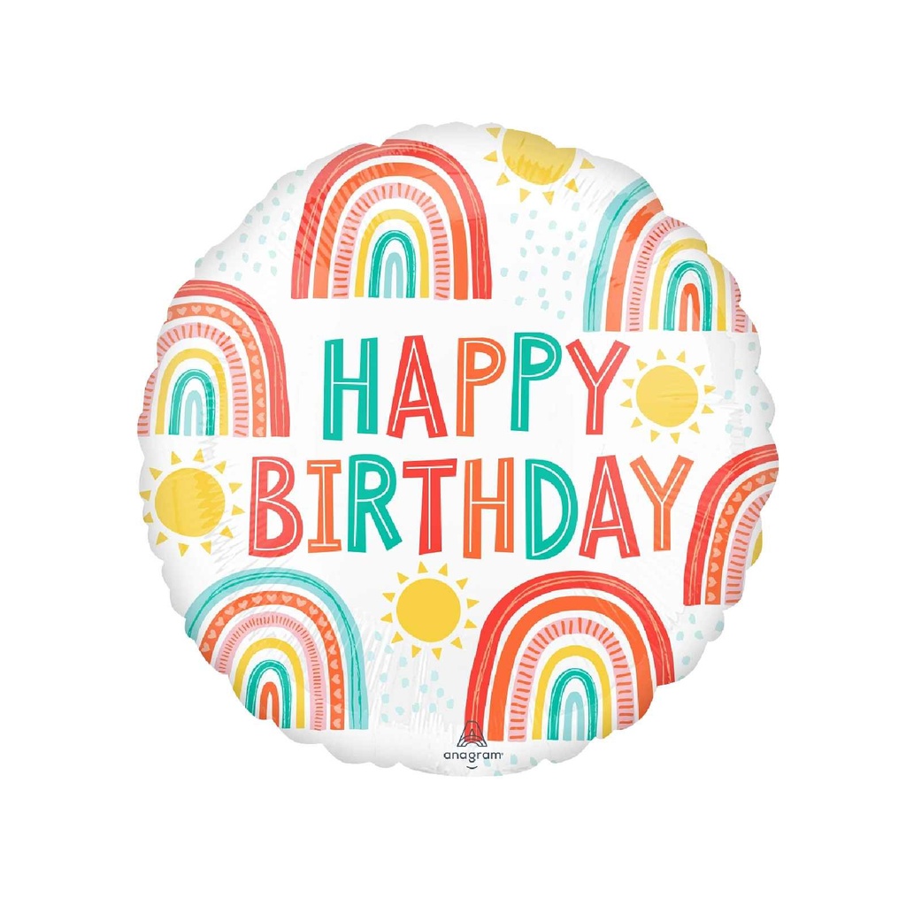 17C MET RETRO RAINBOW BIRTHDAY STANDARD ANAGRAM