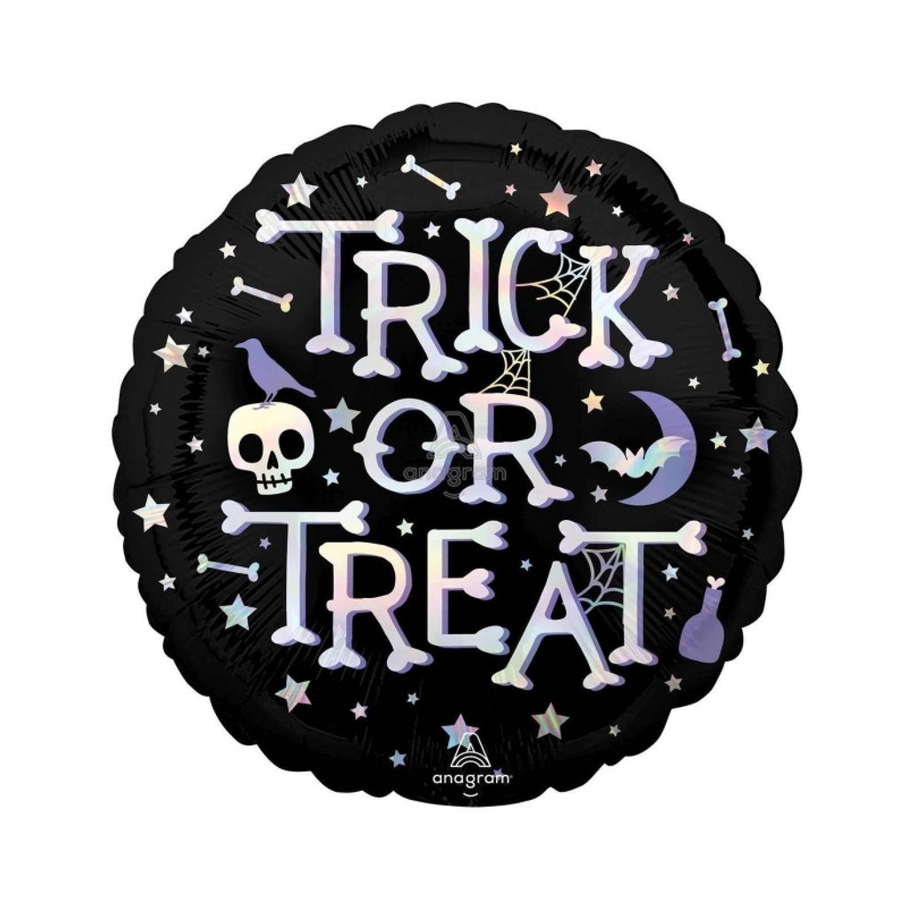 17C HOLO IRIDESCENT TRICK OR TREAT STANDARD