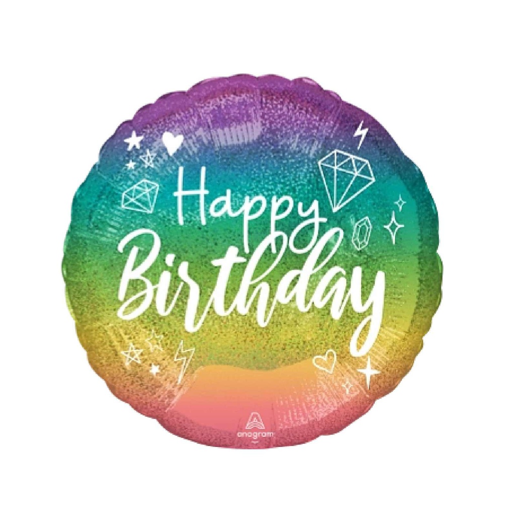 17C HOLO SPARKLE BIRTHDAY STANDARD