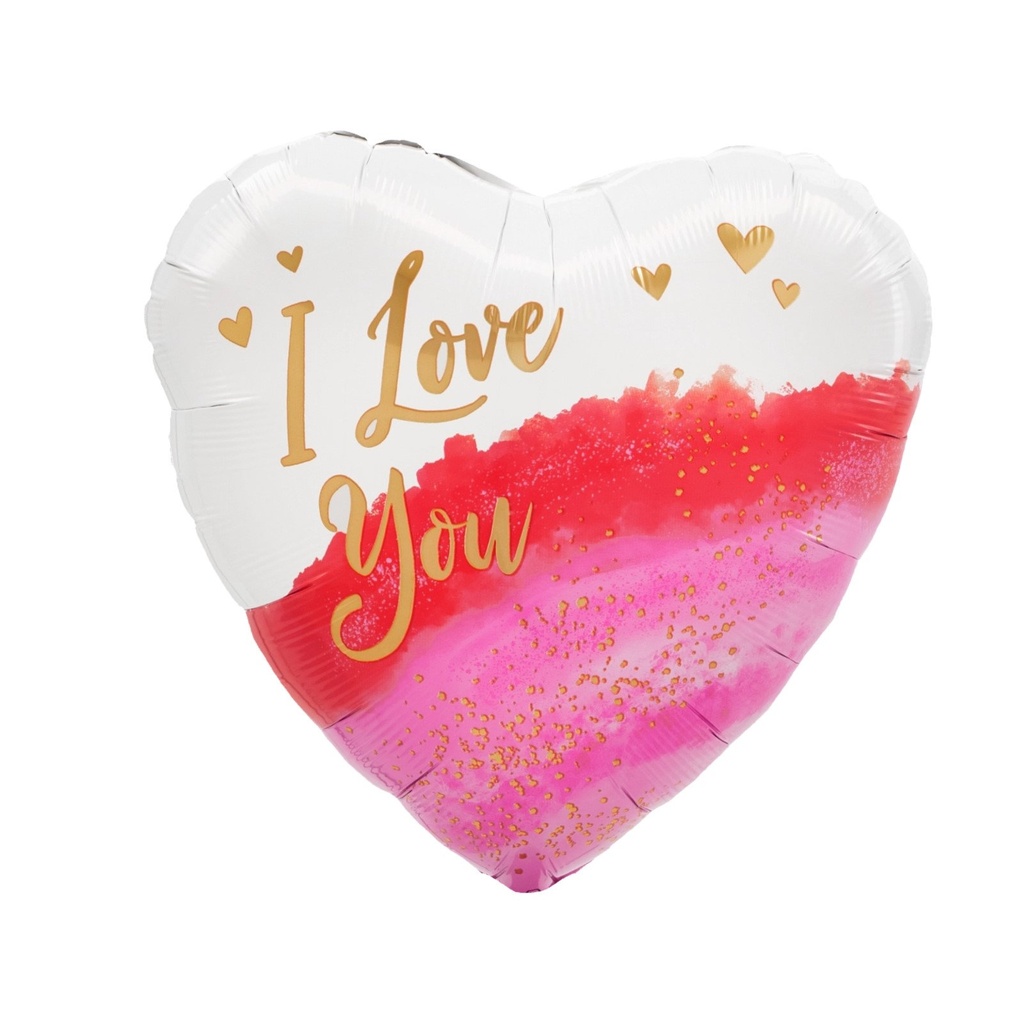 GLOBO MET GEODE WATERCOLOR LOVE IS STANDARD HVD