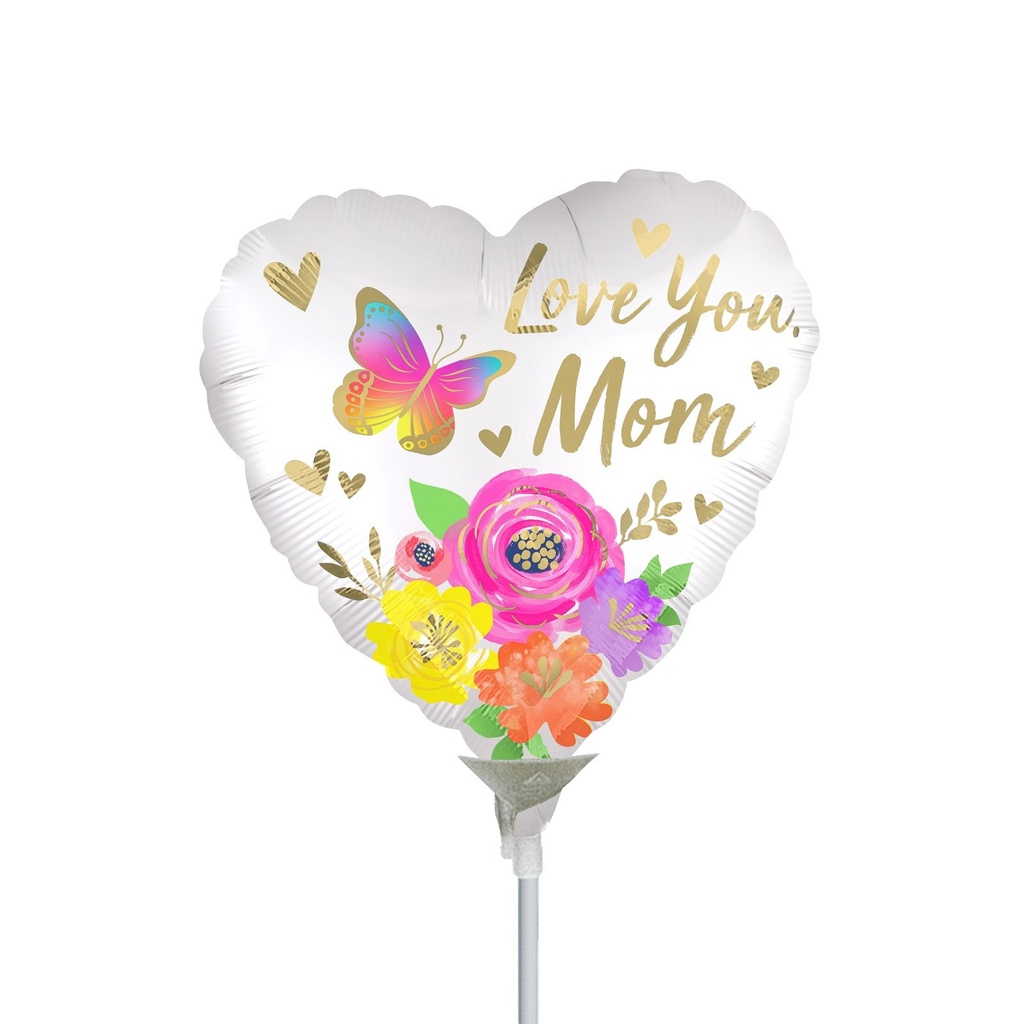 9C MET LOVE YOU MOM SATIN FLORAL STANDARD