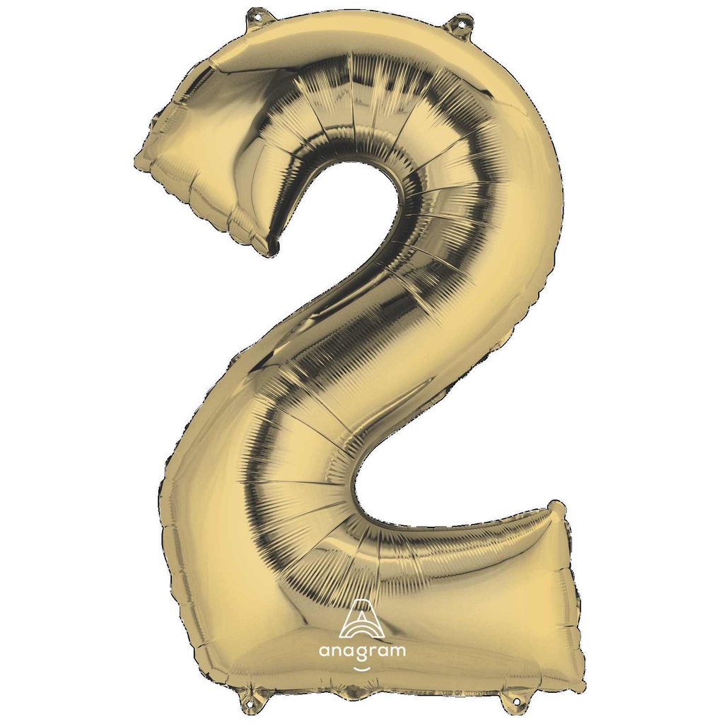 34 NUMBER #2 WHITE GOLD SUPER SHAPE