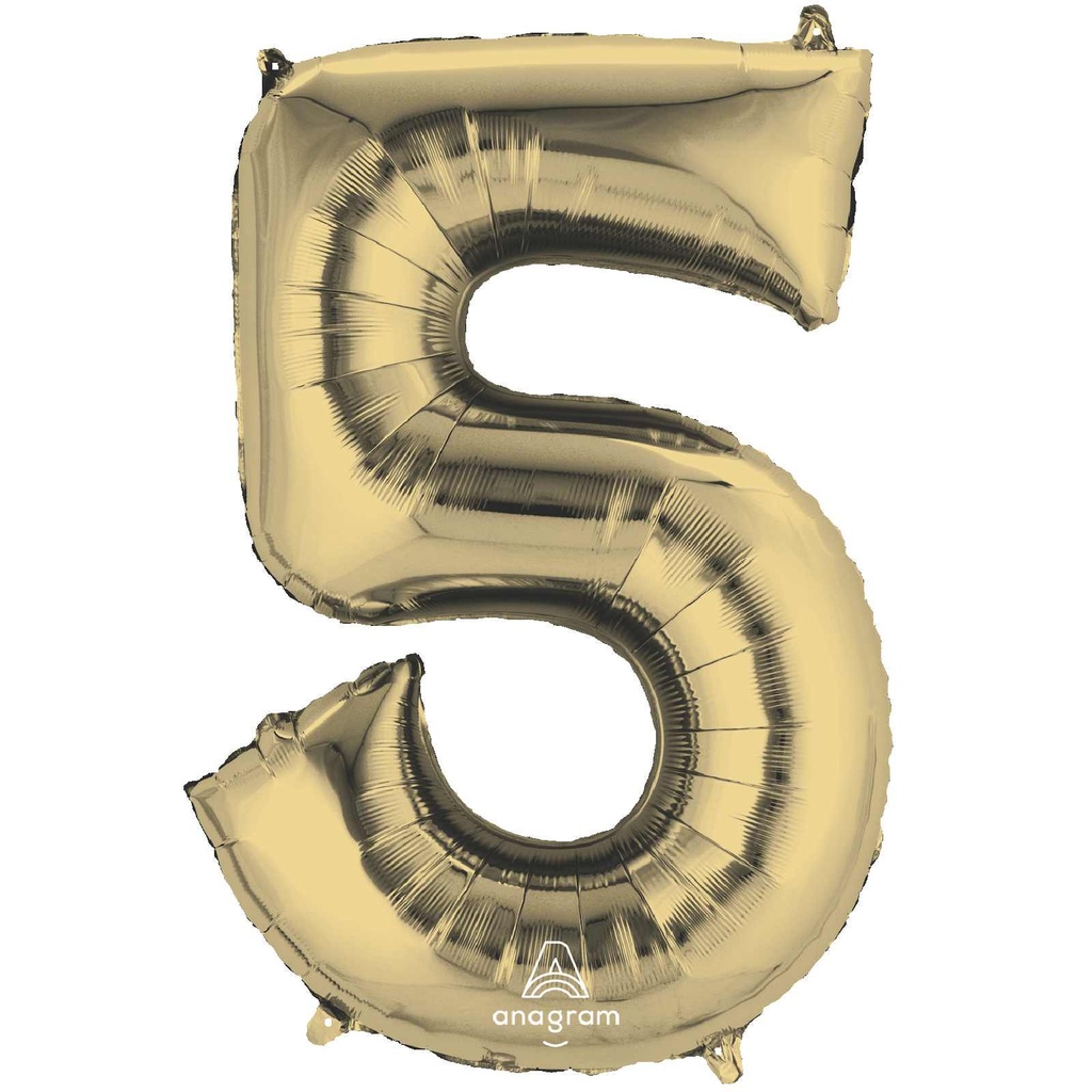 34 NUMBER #5 WHITE GOLD SUPER SHAPE