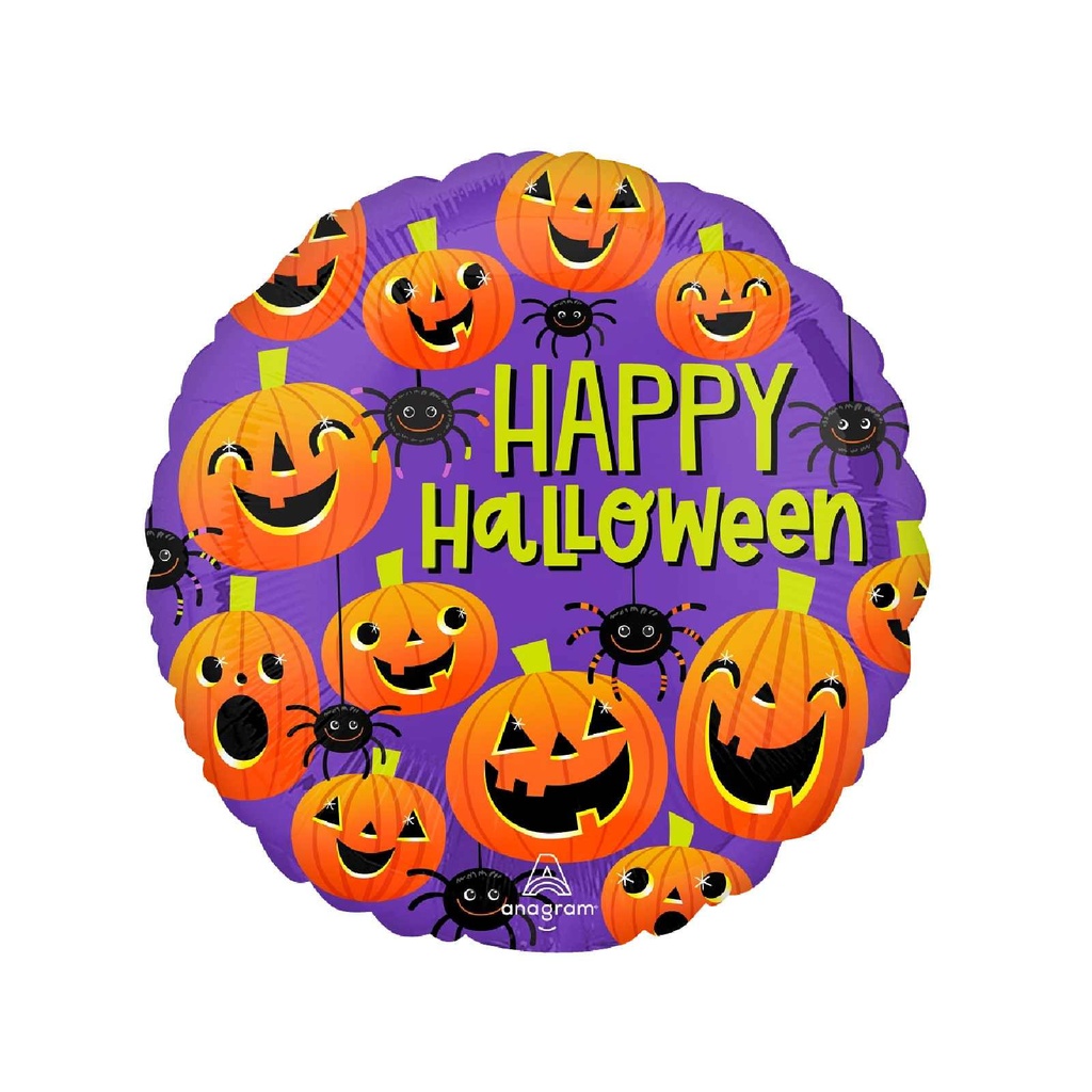 [CONV44818/02] 17C MET HALLOWEEN SPIDERS & PUMPKINS STANDARD