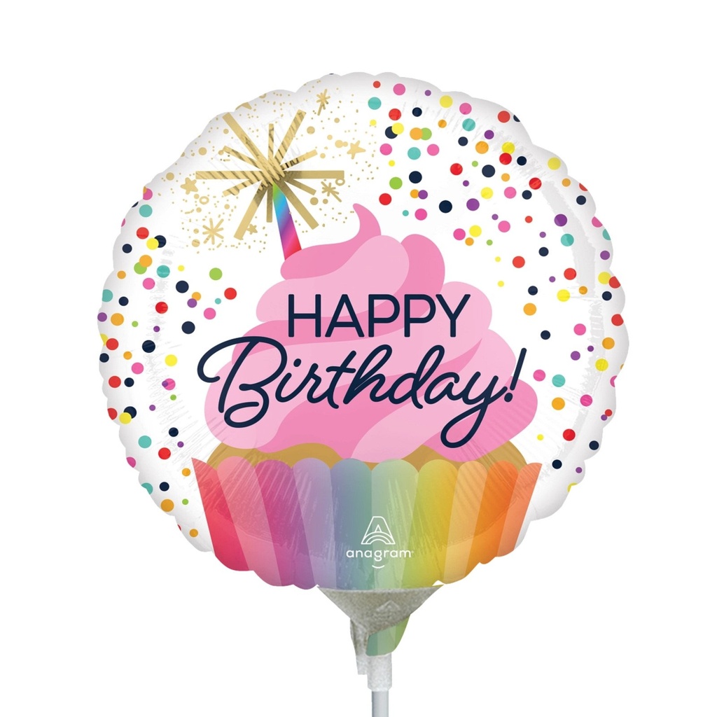 GLOBO MET CONFETTI SPRINKLE BIRTHDAY