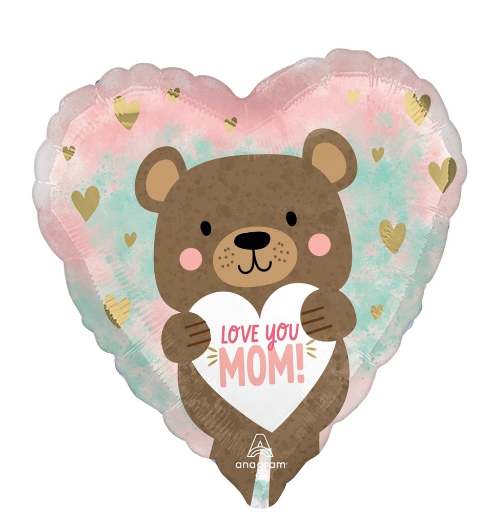 17H MET LOVE YOU MOM BEAR STANDARD