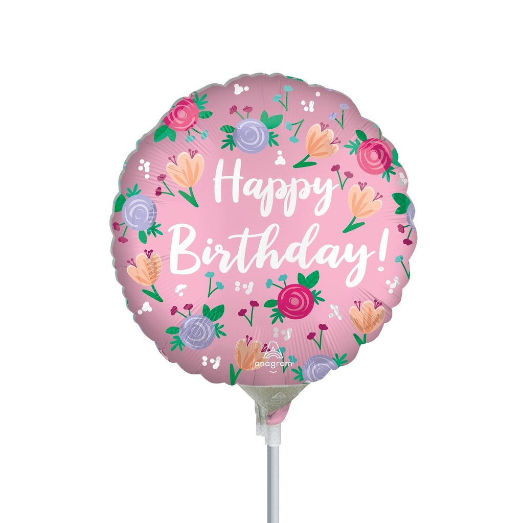 9C MET SATIN HAPPY BIRTHDAY PEONY STANDARD