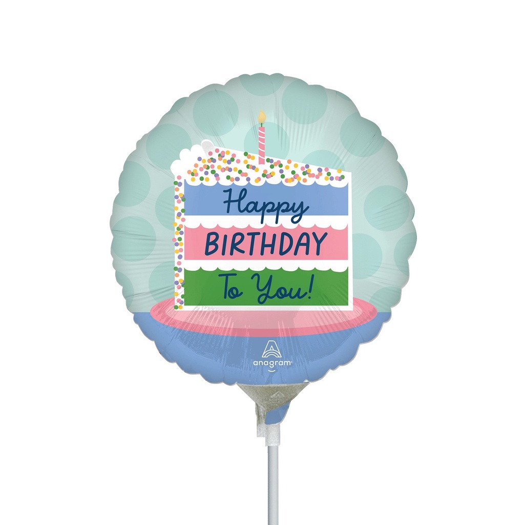 9C MET SATIN HAPPY BIRTHDAY CAKA STANDARD