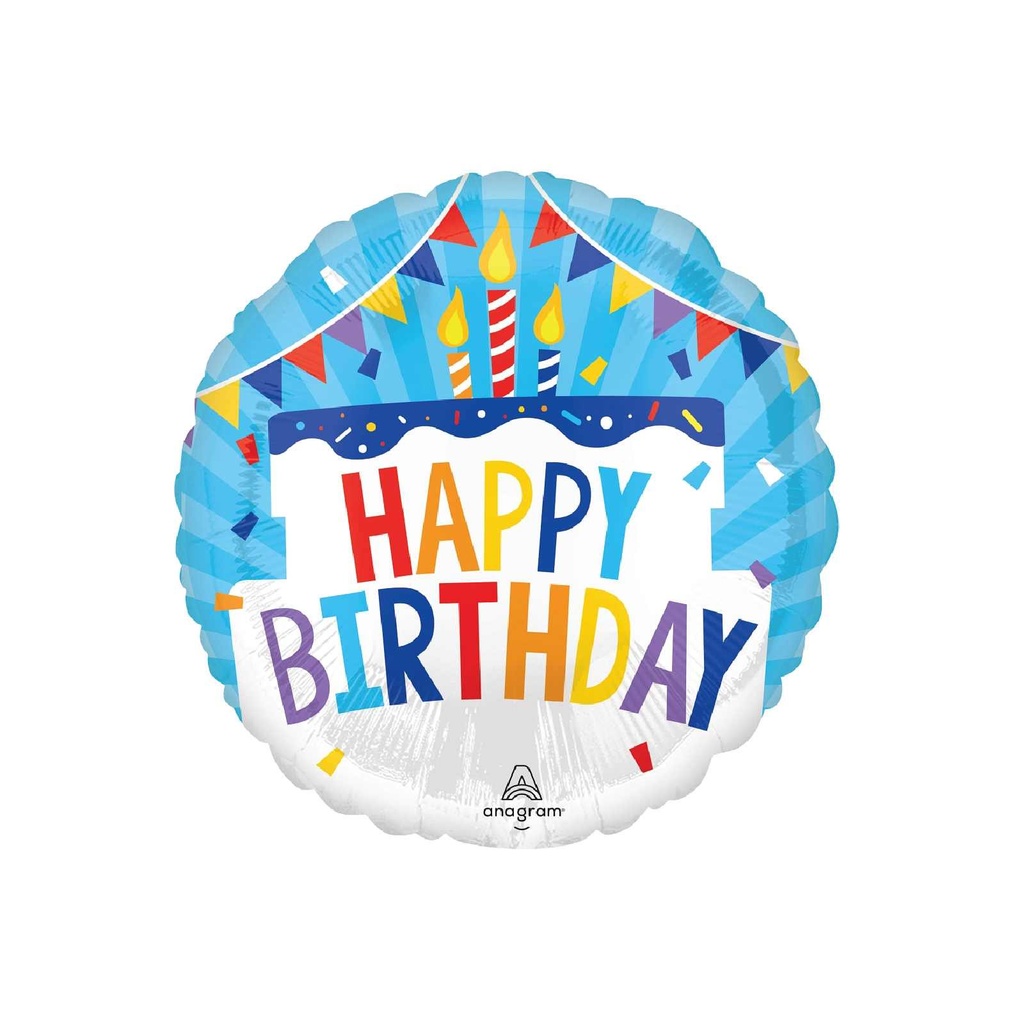 17C MET HAPPY BIRTHDAY TIERED CAKE
