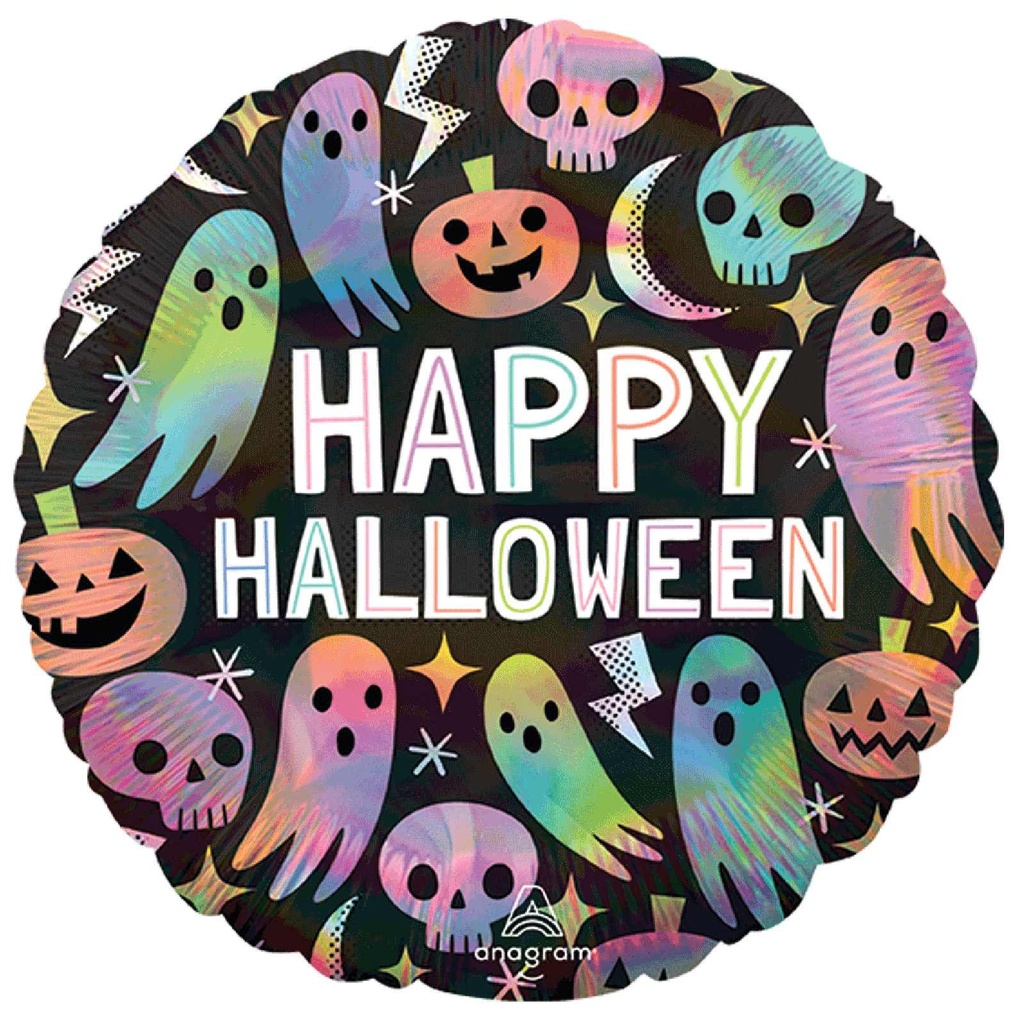 18C HOLO IRIDESCENT PASTEL HALLOWEEN STANDARD