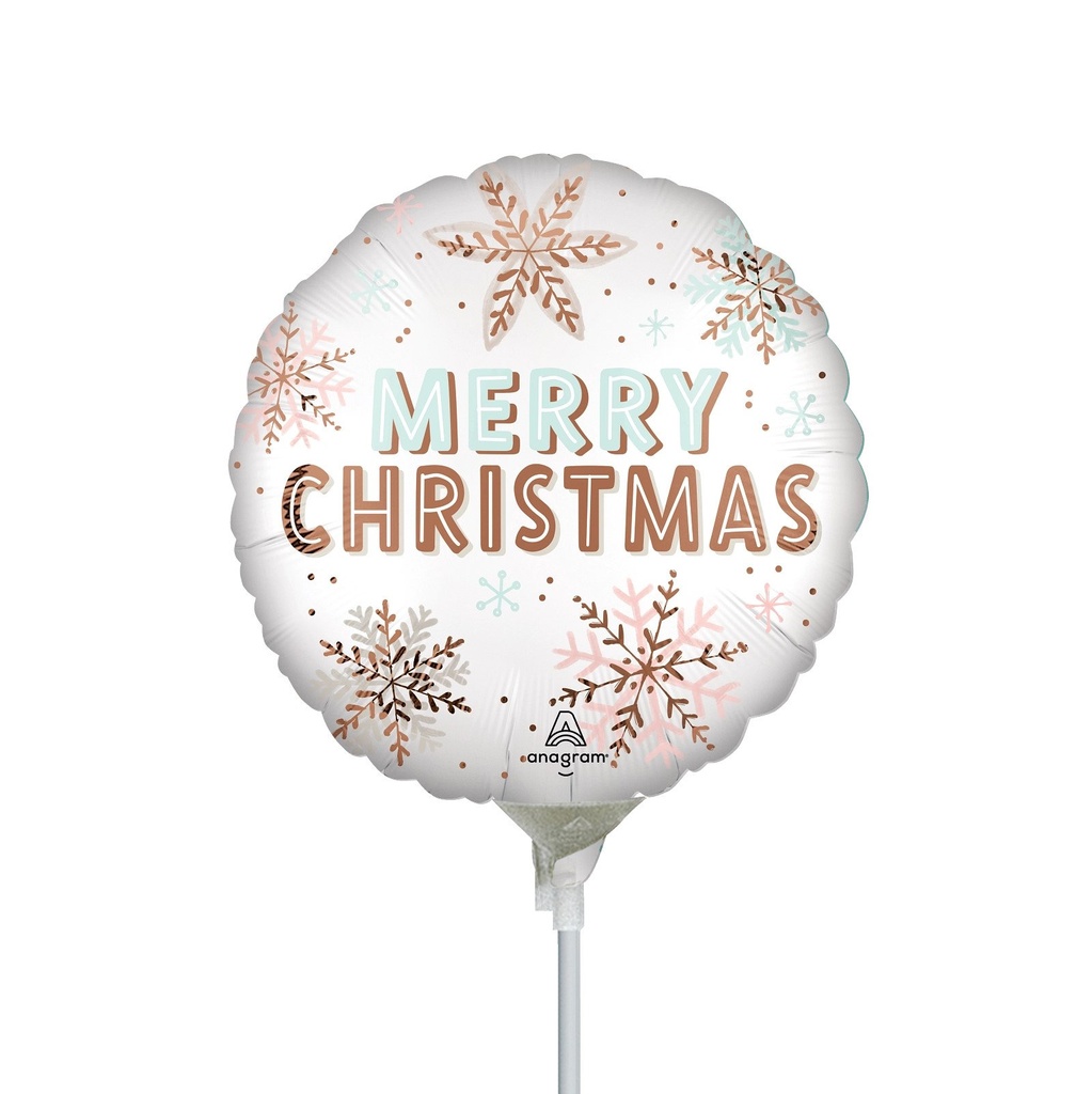 9C MET SATIN CHRISTMAS WINTER WONDERLAND