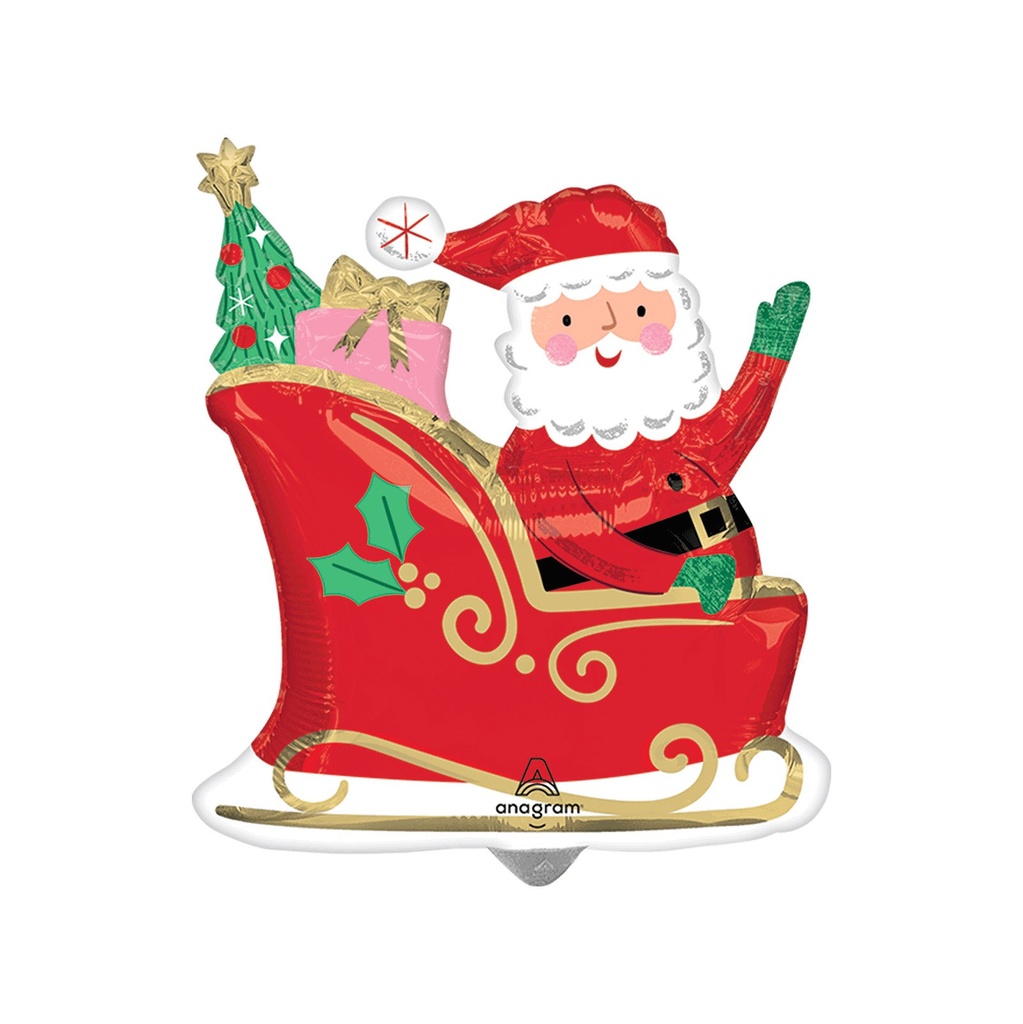 FND MET STARRY NIGHT SANTA MINI SHAPE