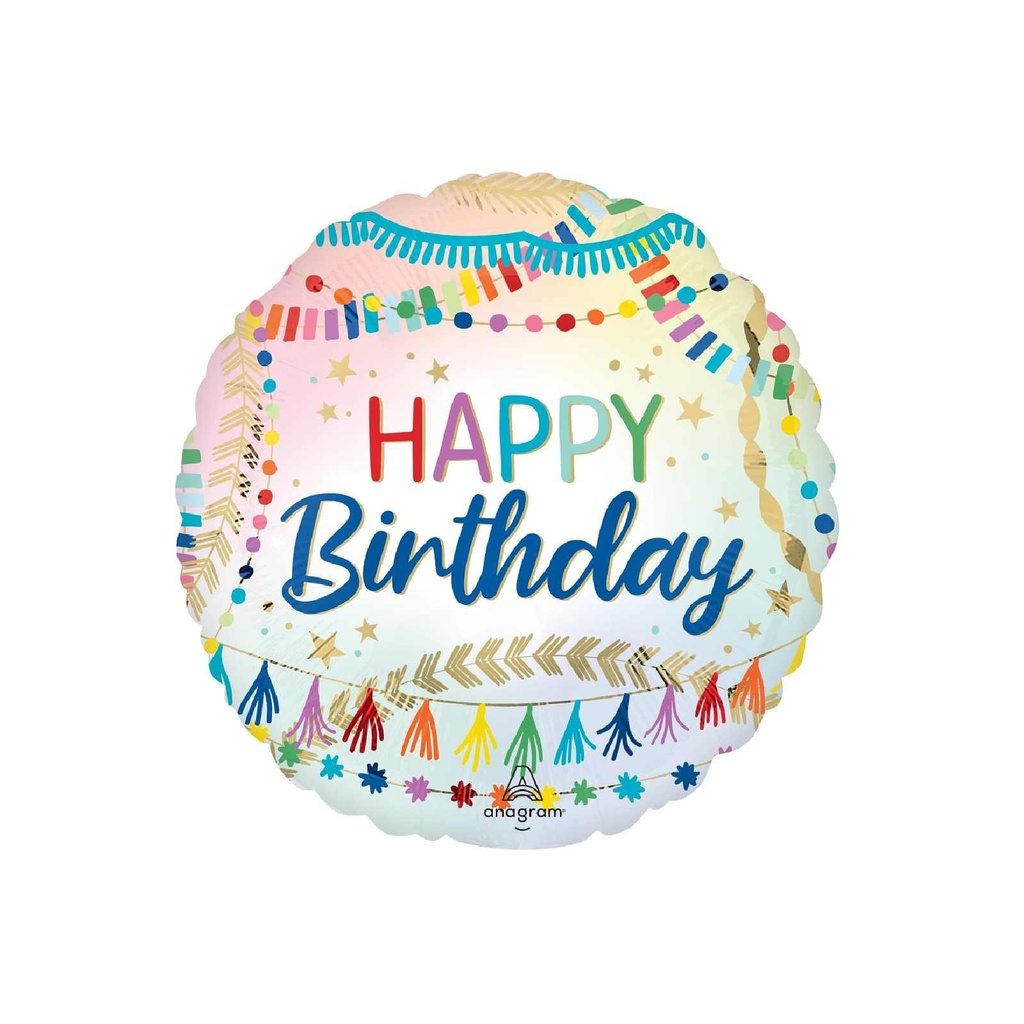 17C MET BIRTHDAY STREAMERS