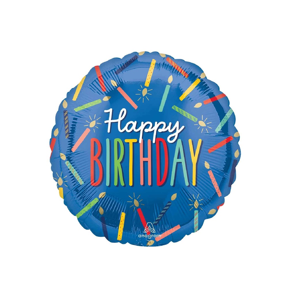 17C MET BIRTHDAY CANDLES STANDARD