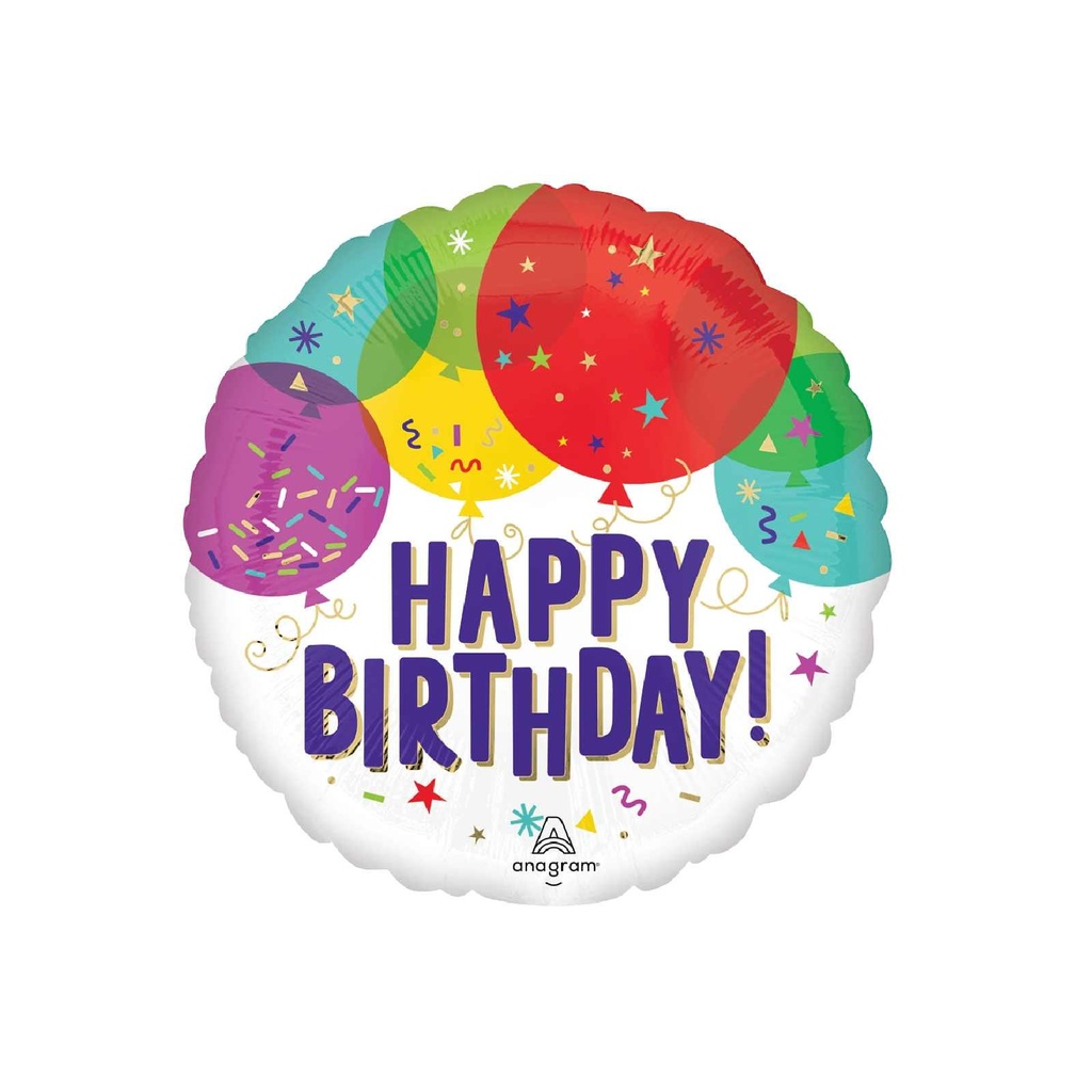 [CONV46956/02] 17C MET BIRTHDAY BALLONS STANDARD