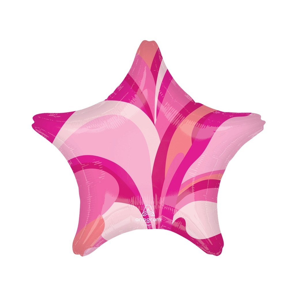19S MET PINK MACRO MARBLE STD