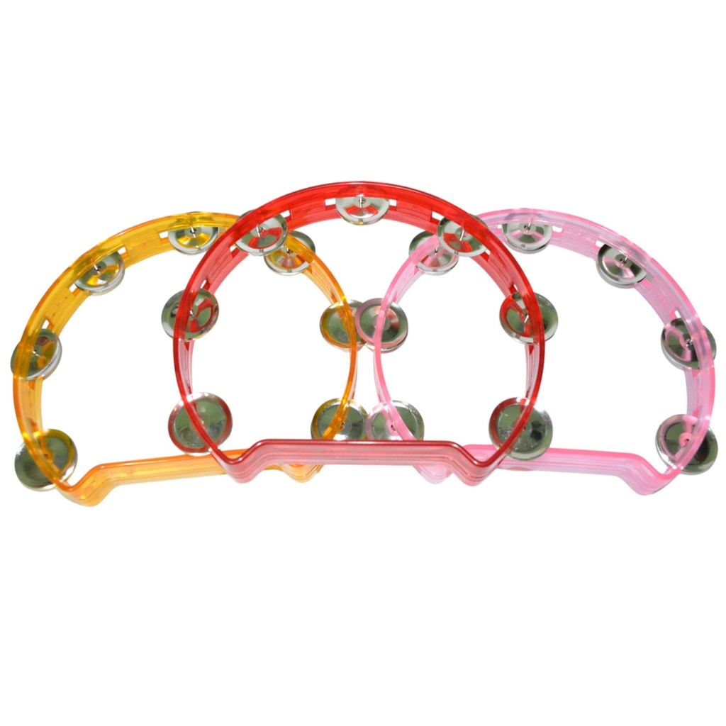 [ELIPAGCR] PANDERO MUSICAL (8.5 PULG) GRANDE PLASTICO